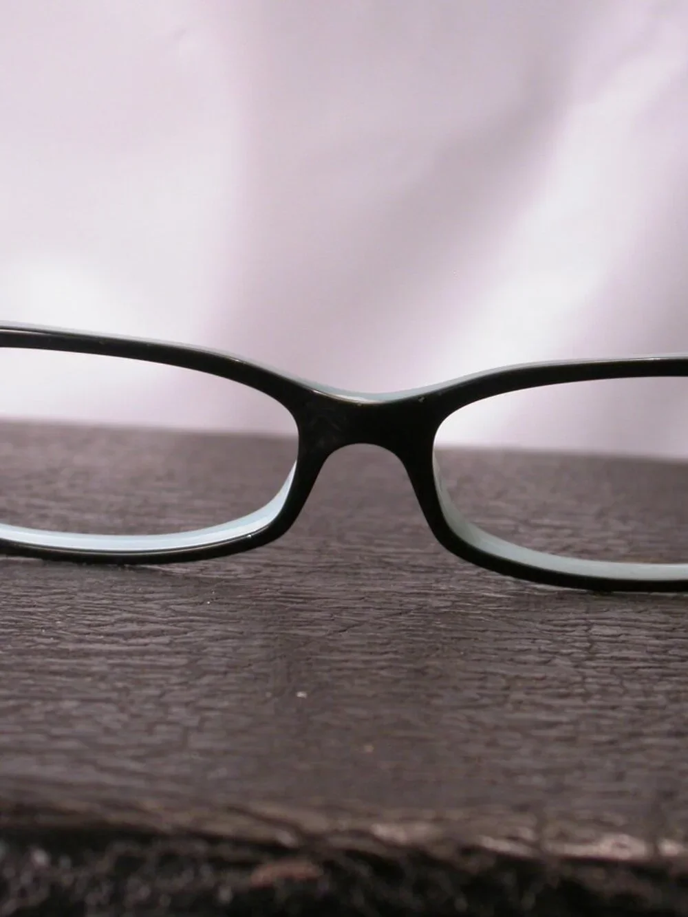 Authentic Tiffany Designer Black Blue and Chrome Eyeglasses Frames Made in Italy